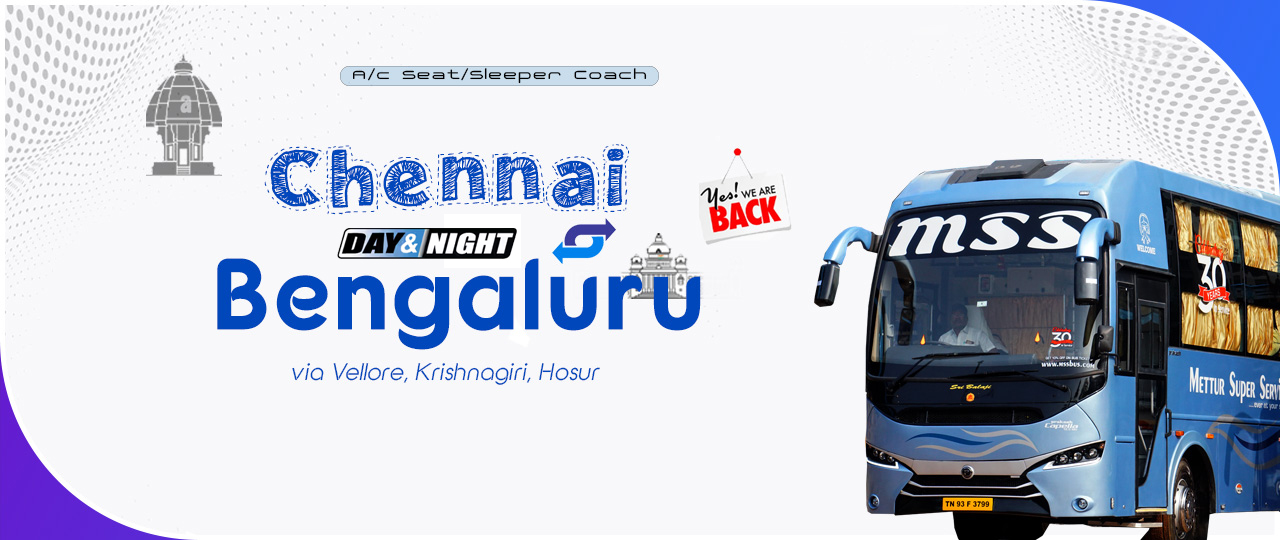 Bus tickets to Bangalore